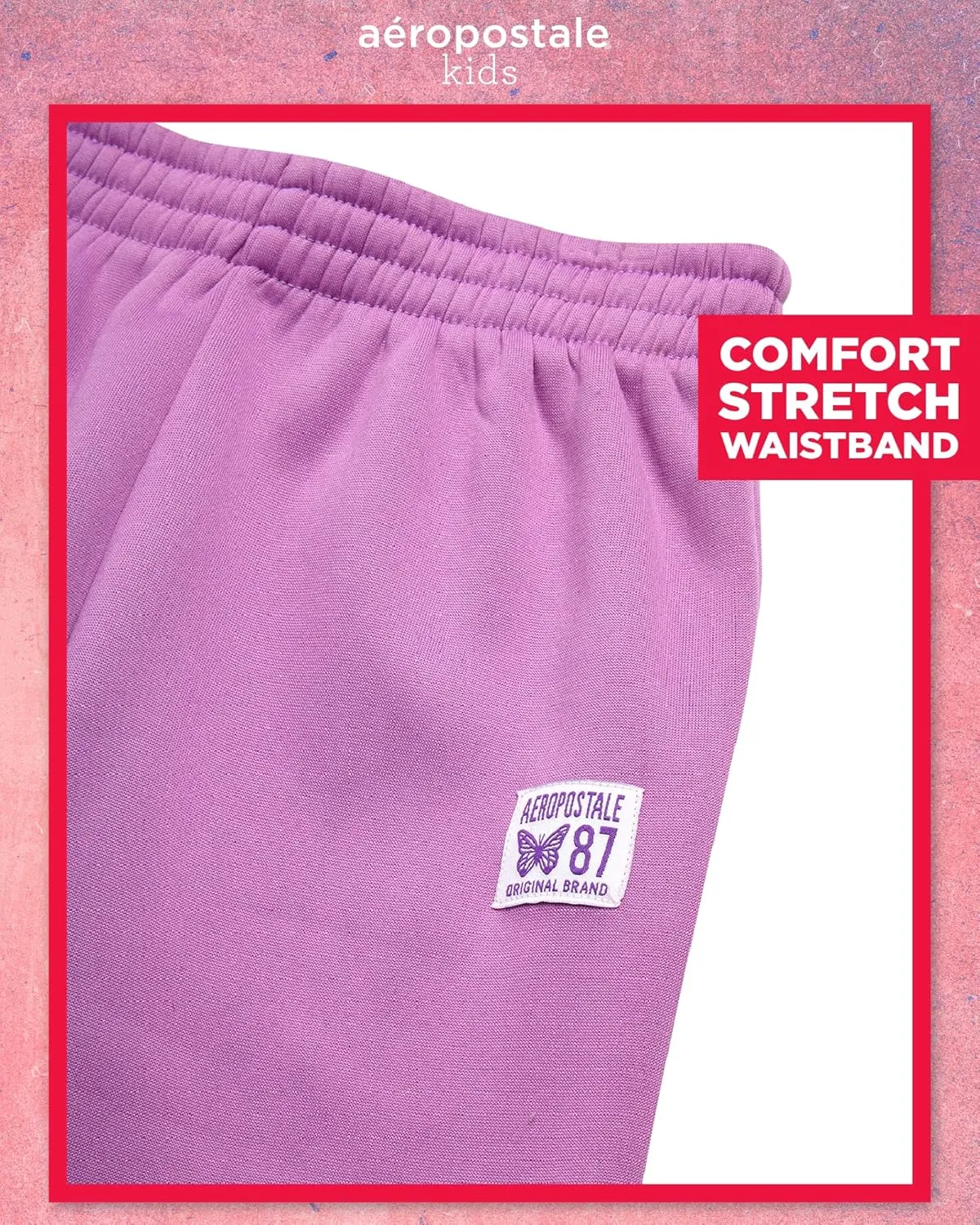 AEROPOSTALE Girls' Sweatsuit Set - 2 Piece Fleece Zip Up Hoodie and Jogger Sweatpants - Cozy Activewear Set for Girls (4-16)