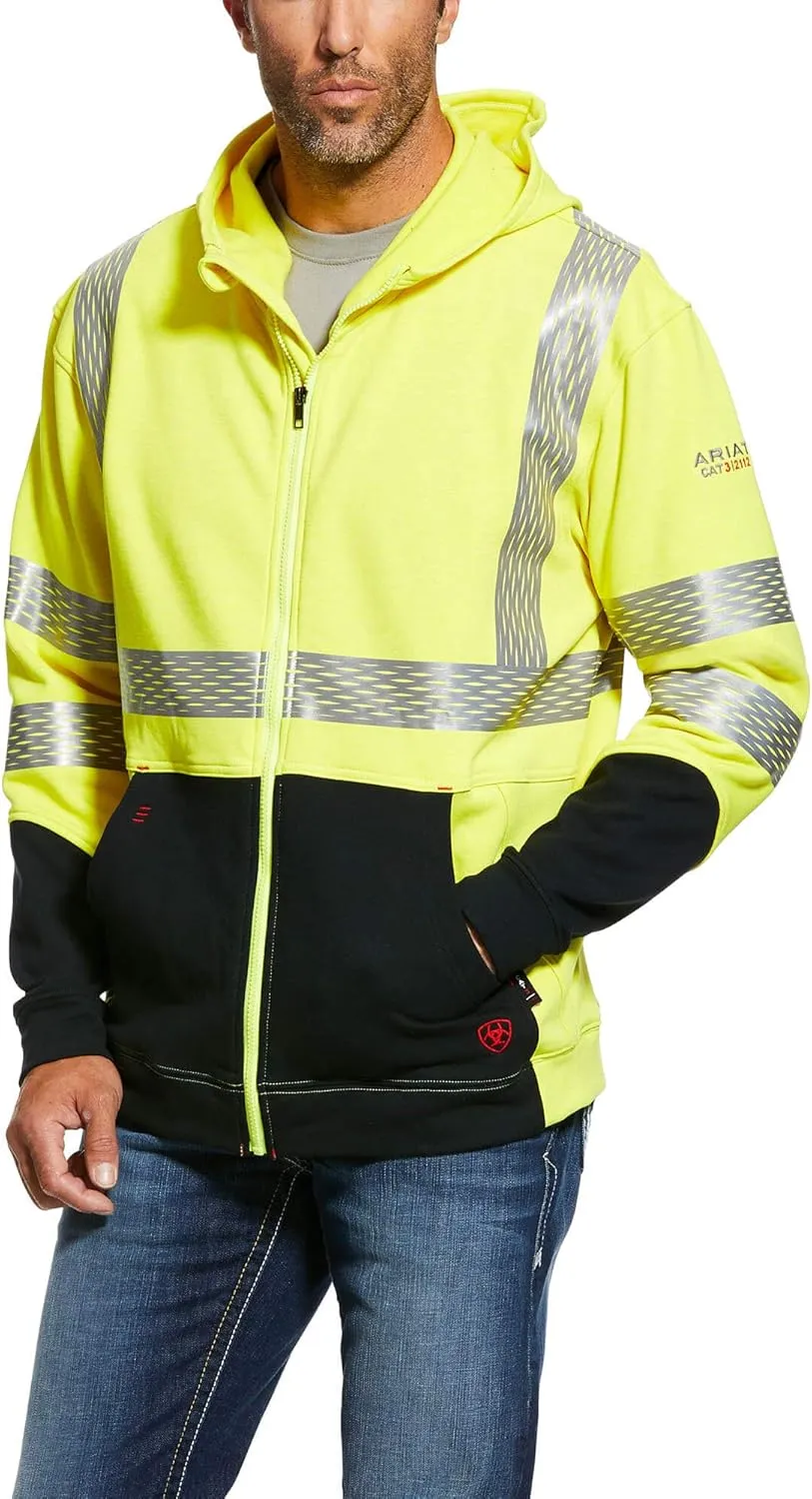 ARIAT Men's Fr Hi-vis Full Zip Hoodie