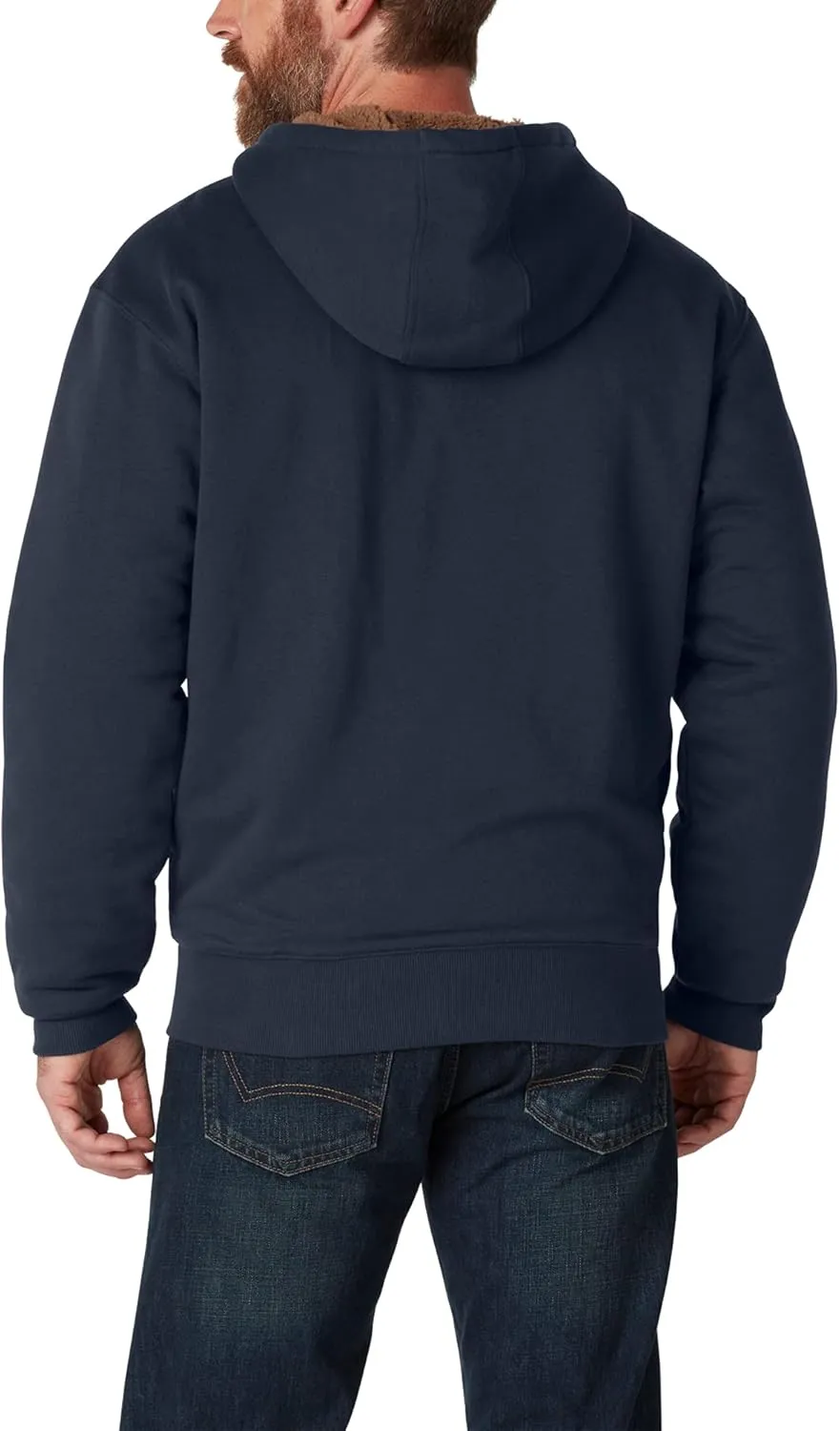 Dickies Men's Sherpa Lined Fleece Zip Hoodie