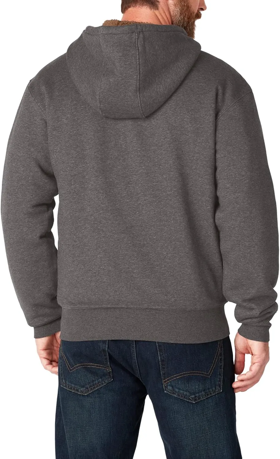 Dickies Men's Sherpa Lined Fleece Zip Hoodie
