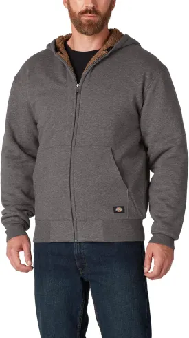 Dickies Men's Sherpa Lined Fleece Zip Hoodie