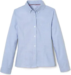 French Toast Girls' Long Sleeve Oxford Blouse