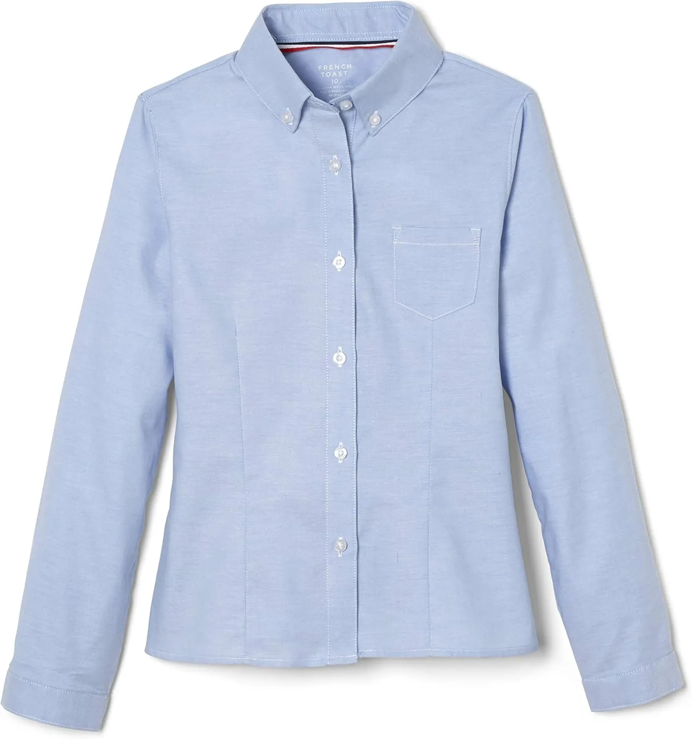 French Toast Girls' Long Sleeve Oxford Blouse