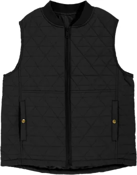 Haloumoning Boys Zip Up Puffer Vest Kids Lightweight Quilted Sleeveless Jackets Outerwear with Pockets 4-14 Years
