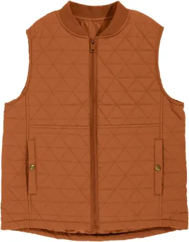 Haloumoning Boys Zip Up Puffer Vest Kids Lightweight Quilted Sleeveless Jackets Outerwear with Pockets 4-14 Years