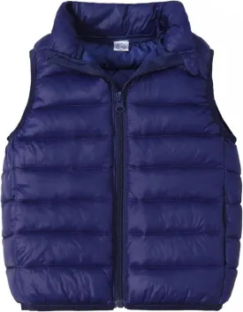 Kids Boys Girls Lightweight Puffer Vest Sleeveless Jacket Stand Collar Coat Winter Warm Zip Up Outerwear