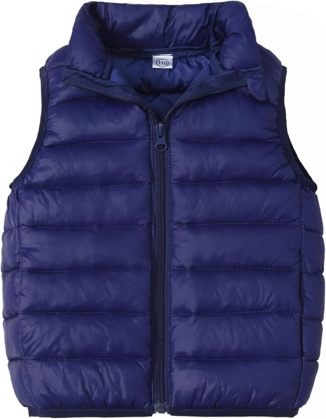 Kids Boys Girls Lightweight Puffer Vest Sleeveless Jacket Stand Collar Coat Winter Warm Zip Up Outerwear