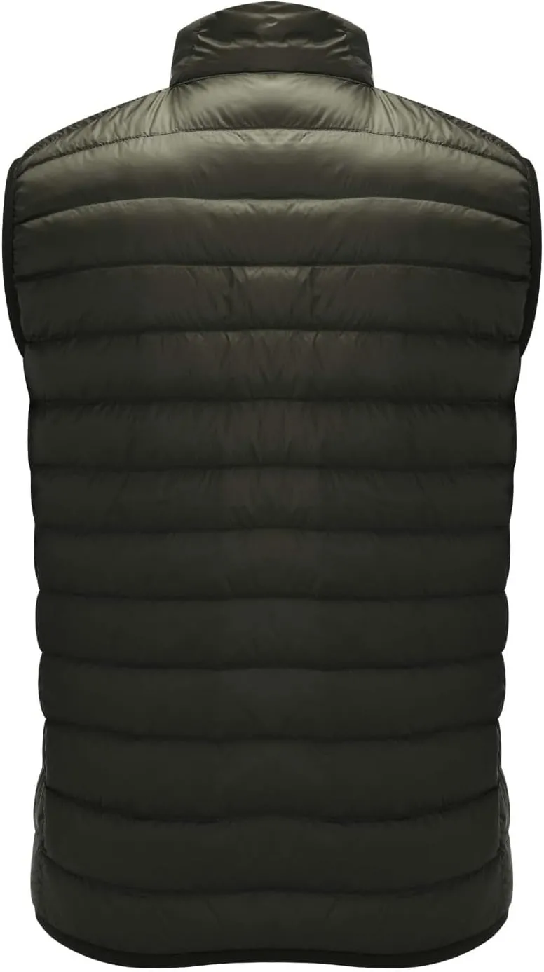 Men's Puffer Vest Lightweight Packable Insulated Puffer Jacket Outerwear Warmth Sleeveless for Outdoor Golf Running
