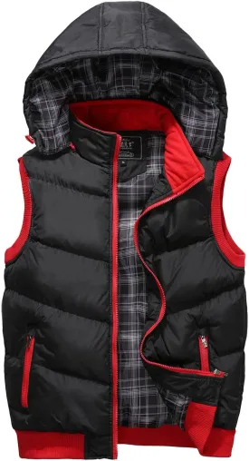 Men's Winter Lightweight Puffer Vest Men's Women's Winter Heating Vest Lightweight Sleeveless Jacket Casual Puffy Vests
