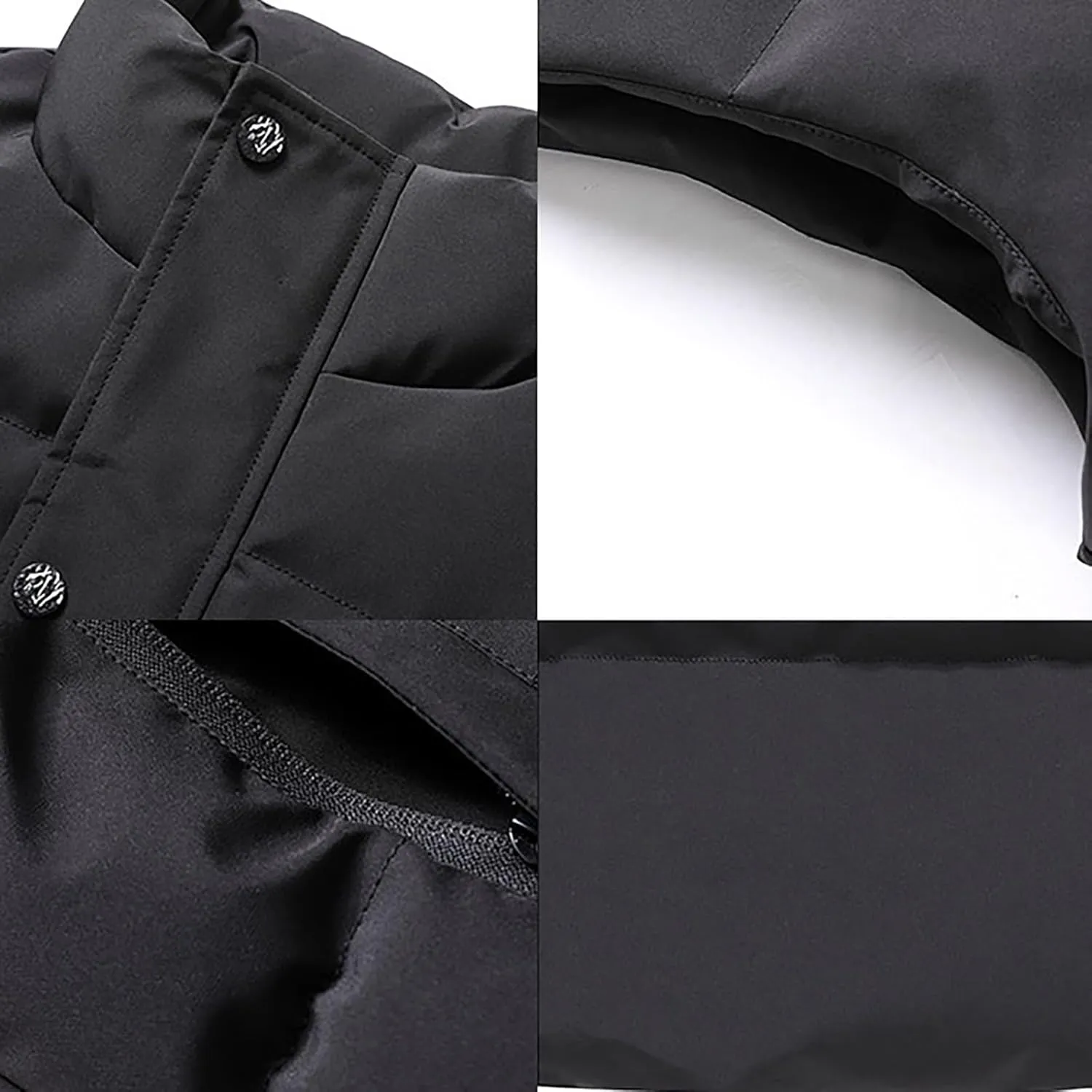 Men's Winter Lightweight Puffer Vest Men's Women's Winter Heating Vest Lightweight Sleeveless Jacket Casual Puffy Vests
