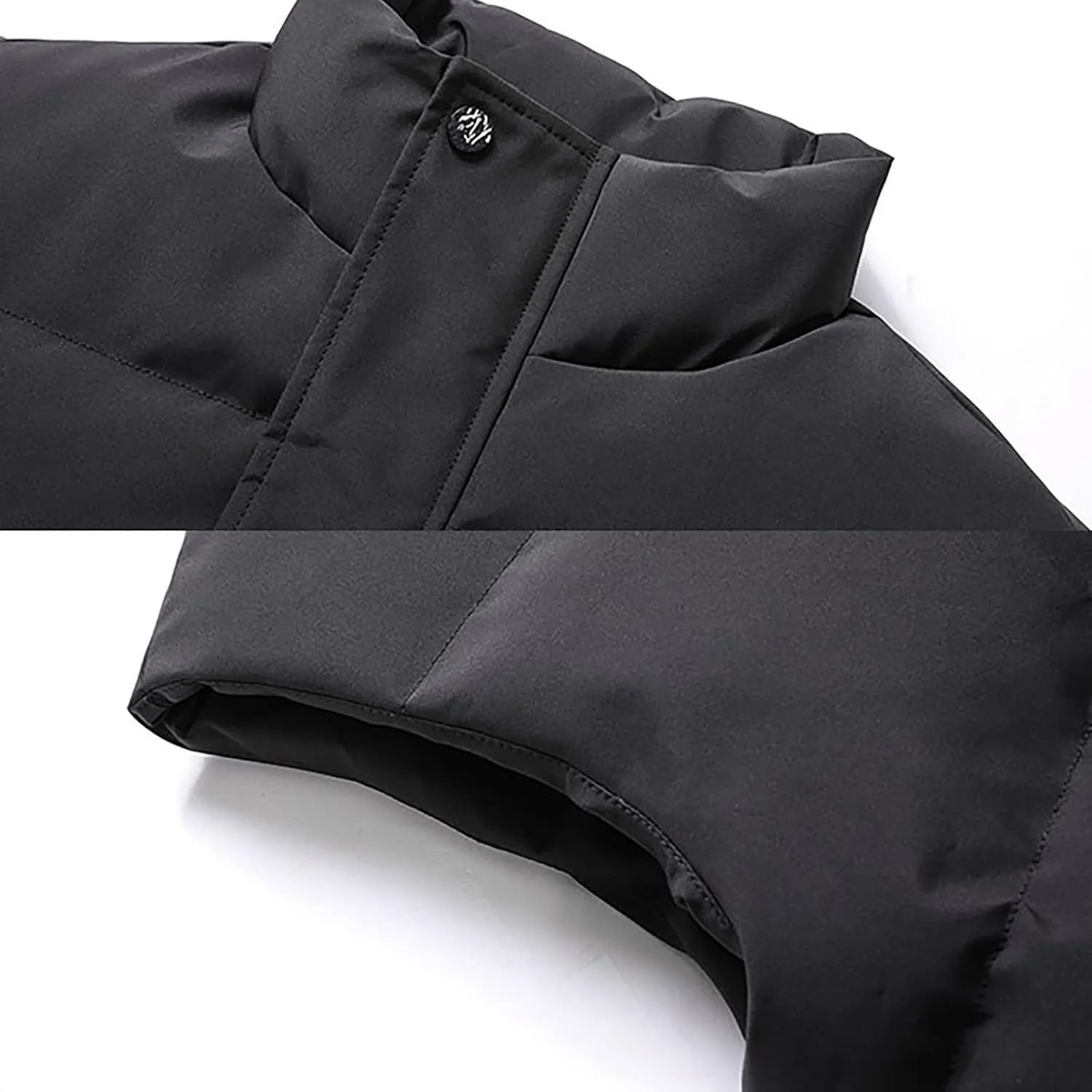 Men's Winter Lightweight Puffer Vest Men's Women's Winter Heating Vest Lightweight Sleeveless Jacket Casual Puffy Vests