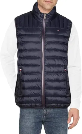 Tommy Hilfiger mens Lightweight Packable Puffer Vest Jacket (Standard and Big & Tall)